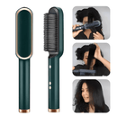 Escova de cabelo elétrica para penteado e alisamento + Brinde