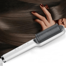 Escova de cabelo elétrica para penteado e alisamento + Brinde