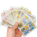 Cartelas de 50 adesivos impermeáveis e fofos