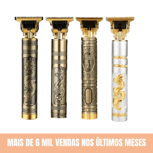 Máquina sem fio profissional dragão para corte de cabelo e barba