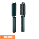 Escova de cabelo elétrica para penteado e alisamento + Brinde
