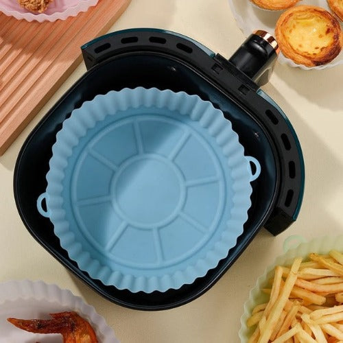 Bandeja Silicone para Airfryer lavável + Dois Brindes